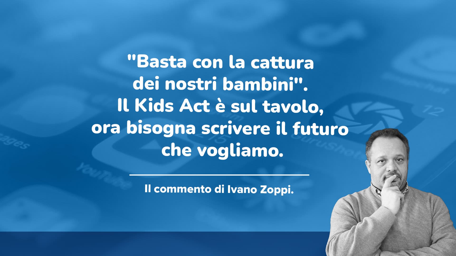 “Basta con la cattura dei nostri bambini”. Il Kids Act è sul tavolo, ora bisogna scrivere il futuro che vogliamo.